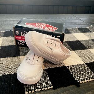 Vans - white, toddler size 4.0